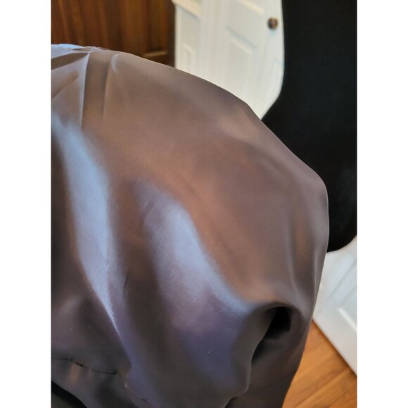 Navy Pencil Skirt 16 Back Pleats Retro Twee Military Nautical Old Money NWOT - Picture 6 of 6